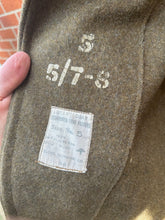 Load image into Gallery viewer, Original WW2 British Army Dismounted Greatcoat - 1940 Pattern - 1945 Dated - 39&quot;
