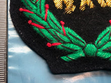 Load image into Gallery viewer, British RAF Bullion Embroidered Blazer Badge - WAAF Women&#39;s Auxiliary Air Force
