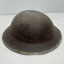 Load image into Gallery viewer, Original British Army WW2 Brodie Combat Helmet
