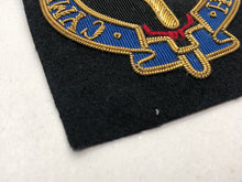 Load image into Gallery viewer, British Army Bullion Embroidered Blazer Badge - Welsh Guards
