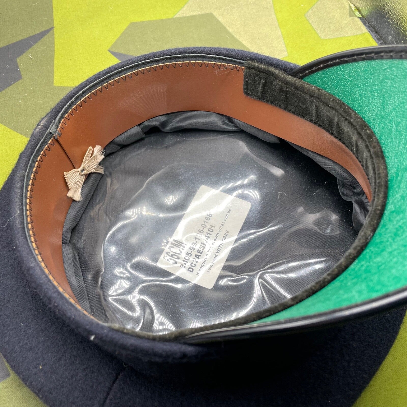 Original British Army Royal Engineers Peaked Cap - Size 56cm - The Militaria Shop