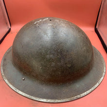 Lade das Bild in den Galerie-Viewer, WW2 British Army Mk2 Brodie Combat Helmet - Uncleaned Untouched Original
