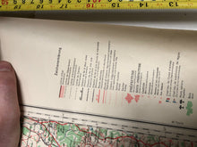 Load image into Gallery viewer, Original WW2 German Army Map of France - Angers
