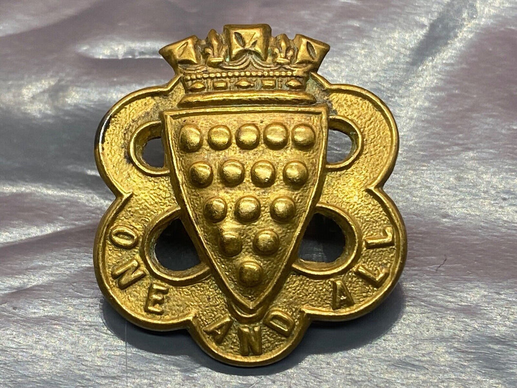 Original WW1 / WW2 British Army Duke of Cornwall's Light Infantry Collar Badge