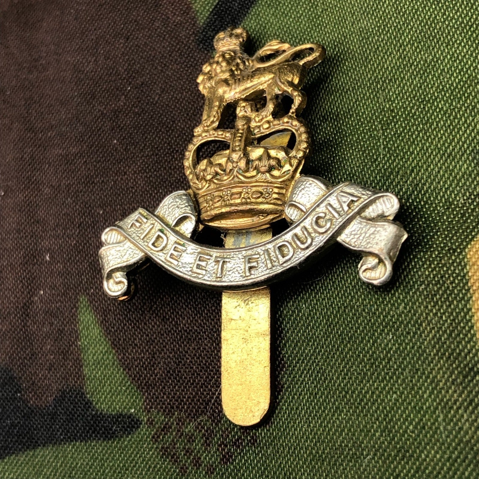 Original British Army Cap Badge - Royal Army Pay Corps - The Militaria Shop