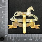 Genuine WW2 British Army Brass Cap Badge - West Yorkshire Regiment - The Militaria Shop