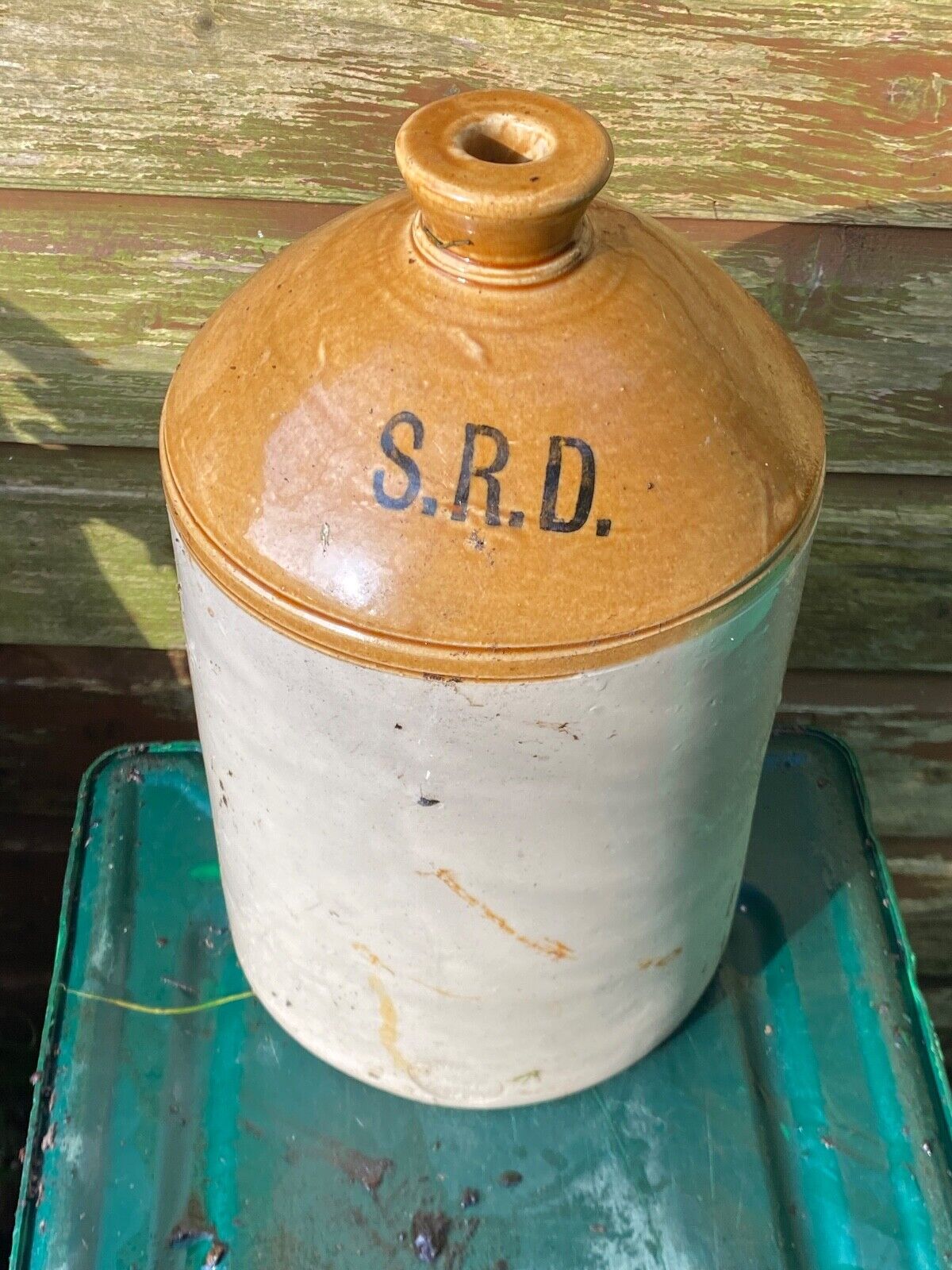Original WW1 SRD Jar Rum Jar - British Army Issue - 