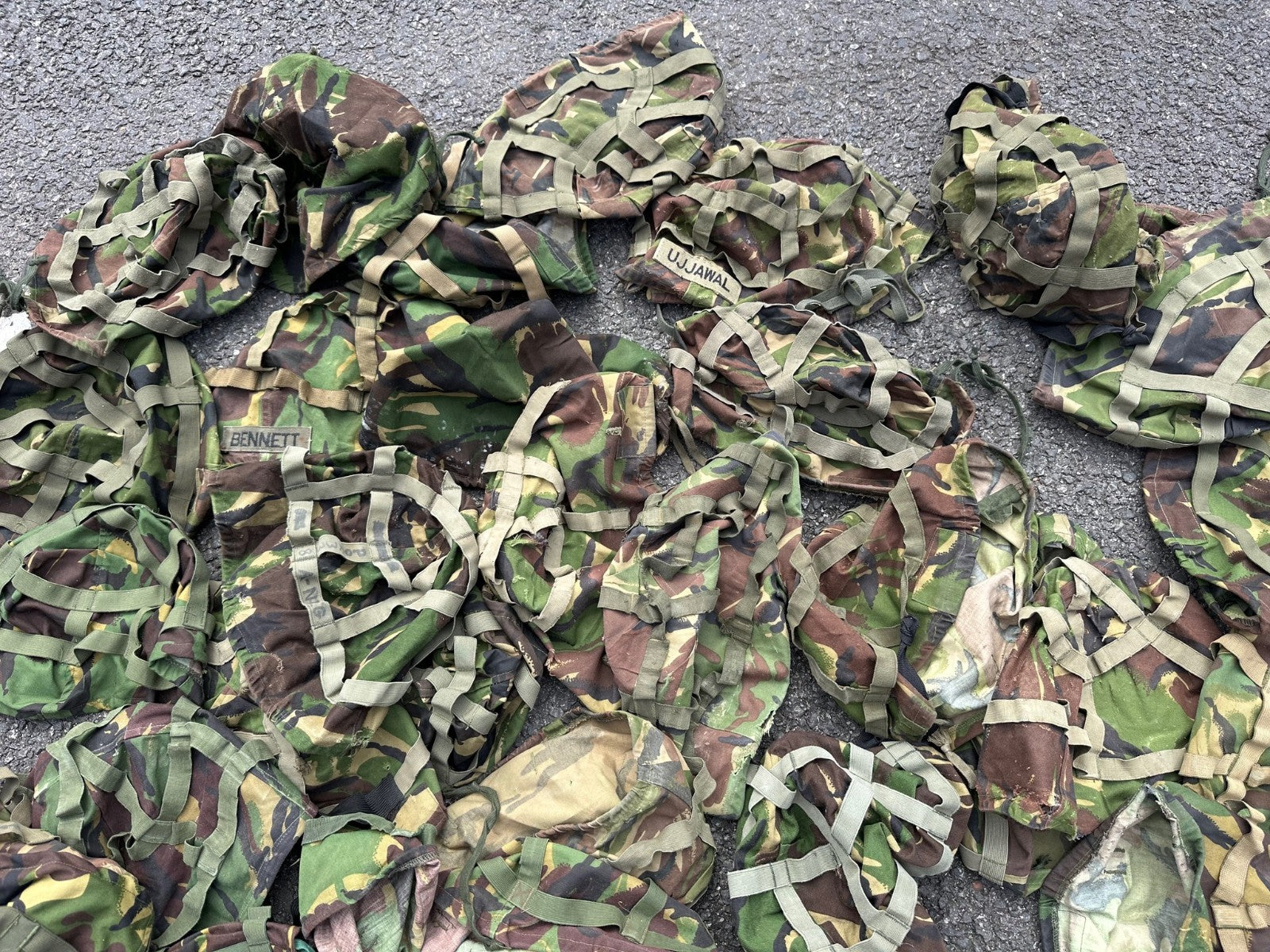 DEALER BULK LOT - 50x DPM Camouflaged Covers Mk6 Mixed Sizes - Ideal for Resale - The Militaria Shop