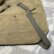 Lade das Bild in den Galerie-Viewer, Original WW2 British Army 37 Pattern Webbing Large Pack &amp; Straps
