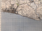 Original WW2 British Army GSGS OS Map of Great Britain - Brighton & Eastbourne - The Militaria Shop