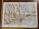 Original WW2 British Army OS Map of Great Britain - Newport - The Militaria Shop