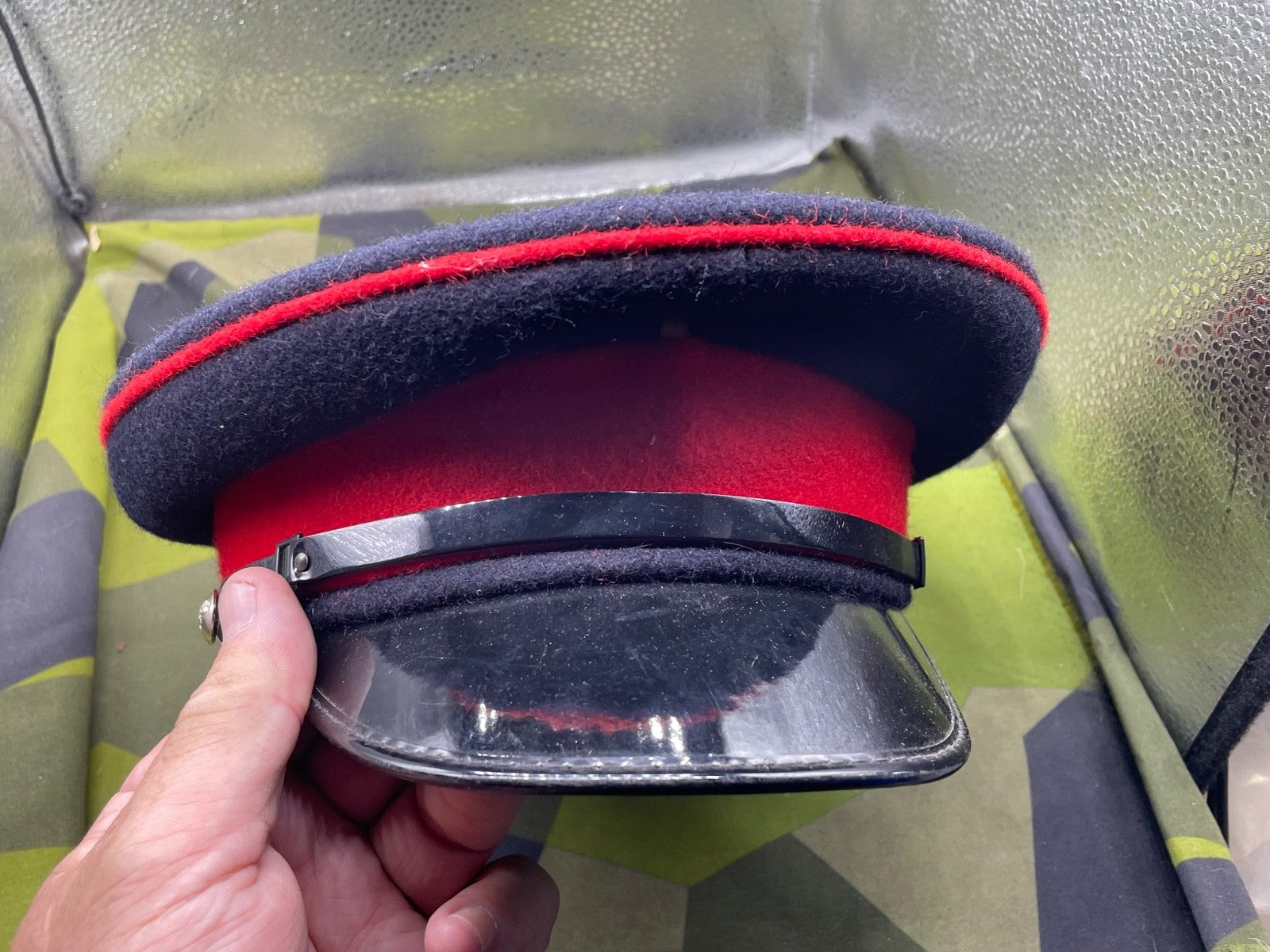 Original British Army REME Peaked Cap - 58cm - The Militaria Shop
