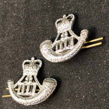 Charger l&#39;image dans la galerie, Original British Collar Badge Pair - Durham Light Infantry - The Militaria Shop
