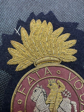 Load image into Gallery viewer, British Army Bullion Embroidered Blazer Badge - Royal Northumberland Regiment
