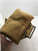 Charger l&#39;image dans la galerie, Original WW2 Canadian Army 37 Pattern Extra Bren Pouch Rear - 1940 Dated
