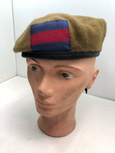 Charger l&#39;image dans la galerie, Genuine British Army Khaki Guards Regimental Beret Hat - Size 59cm
