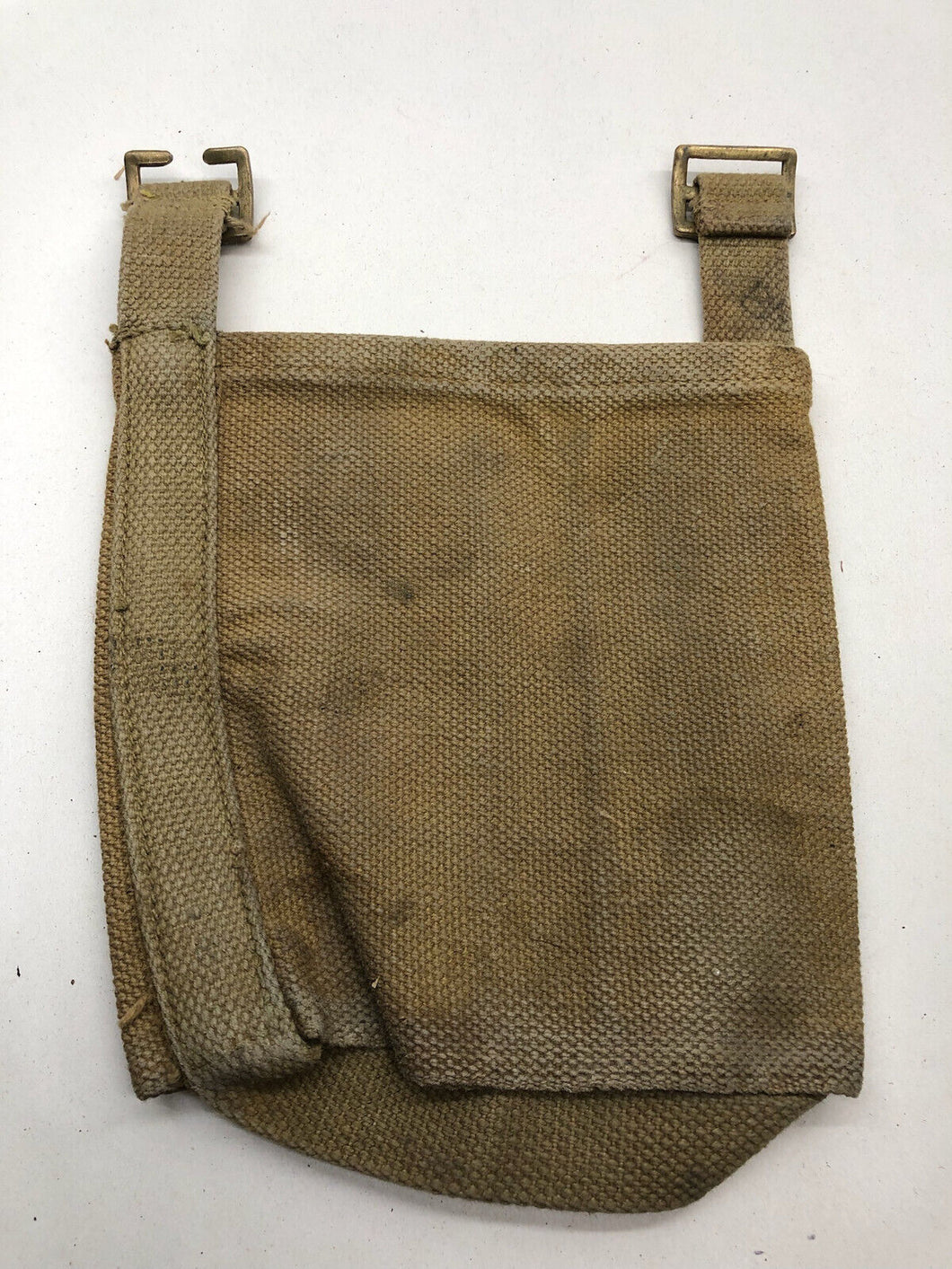 WW2 British Army 37 Pattern Webbing Water Bottle Carrier Harness - 1943 Dated