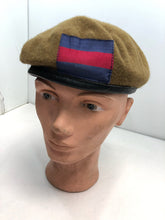 Charger l&#39;image dans la galerie, Genuine British Army Khaki Guards Regimental Beret Hat - Size 60cm
