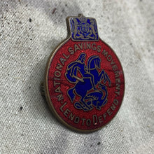 Load image into Gallery viewer, Origianl WW2 National Savings Movement Committee Member Pin Badge
