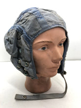 Load image into Gallery viewer, Original Royal Air Force RAF Cold War Period G Type Blue Jet Flying Helmet 22C
