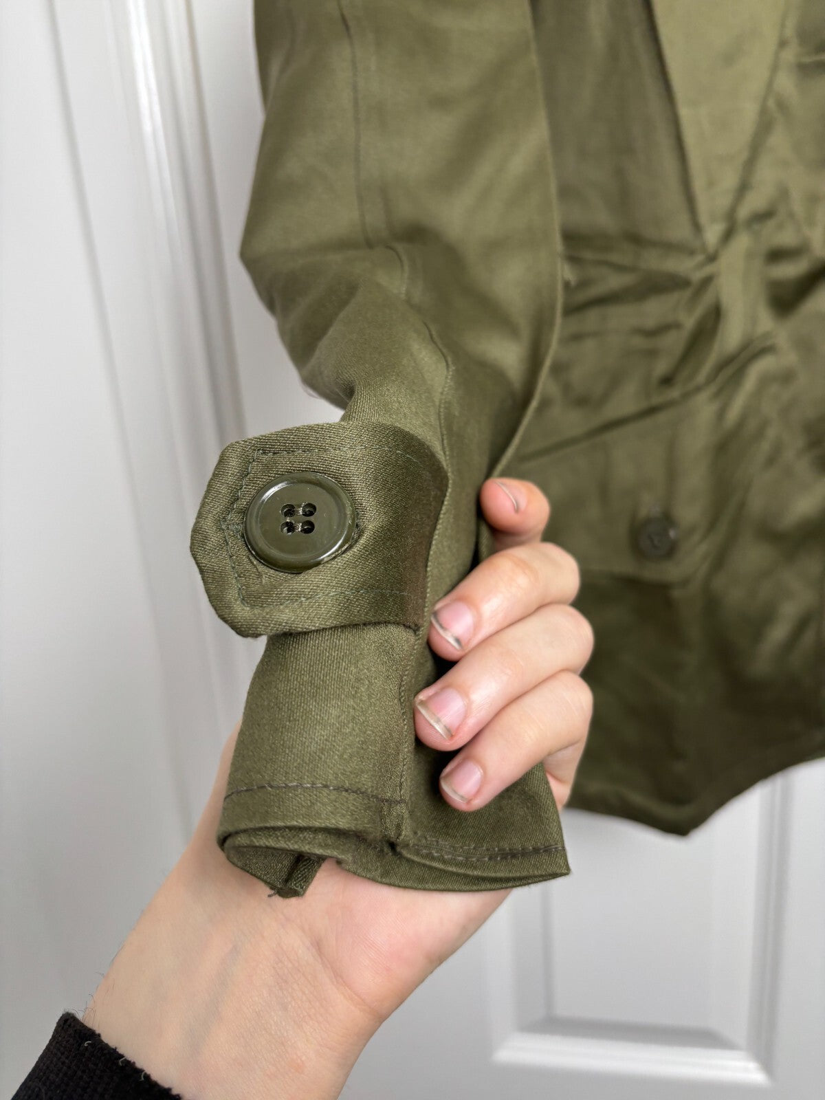 Genuine Unissued U.S Army OD Green Coat Mans Field Jacket Size ES - The Militaria Shop