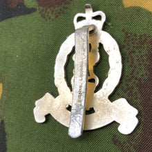 Load image into Gallery viewer, Original British Staybrite Army Cap Badge - Adjutant General&#39;s Corps - The Militaria Shop
