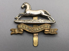 Load image into Gallery viewer, Original WW1 British Army Cap Badge - West Yorkshire Regiment
