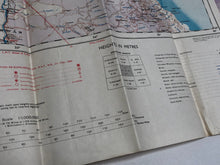 Charger l&#39;image dans la galerie, Original WW2 British Army / RAF Map Showing RAF Bases - Aswan Egypt
