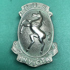 Original WW1 British Army Cap Badge - Kent Volunteer Fencibles - The Militaria Shop