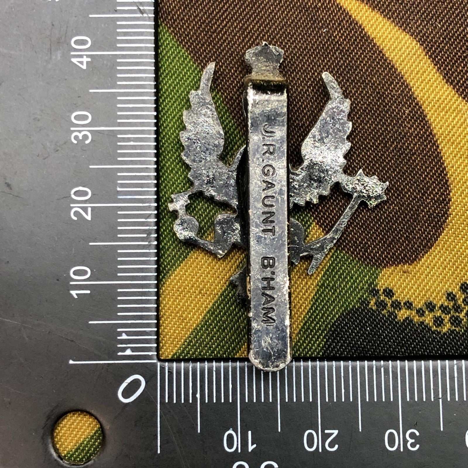 Genuine British Army Staybrite Cap Badge - 14th/20th King's Hussars - The Militaria Shop