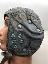 Load image into Gallery viewer, Original Royal Air Force RAF Cold War Period G Type Blue Jet Flying Helmet 22C
