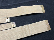 Load image into Gallery viewer, Original WW2 British Army 37 Pattern Khaki L-Straps Webbing - Wartime Dated 1940
