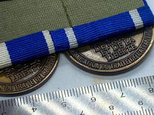 Load image into Gallery viewer, Original Pair of Mounted United Nations Medals - KOSOVO &amp; Former Yugoslavia Bars
