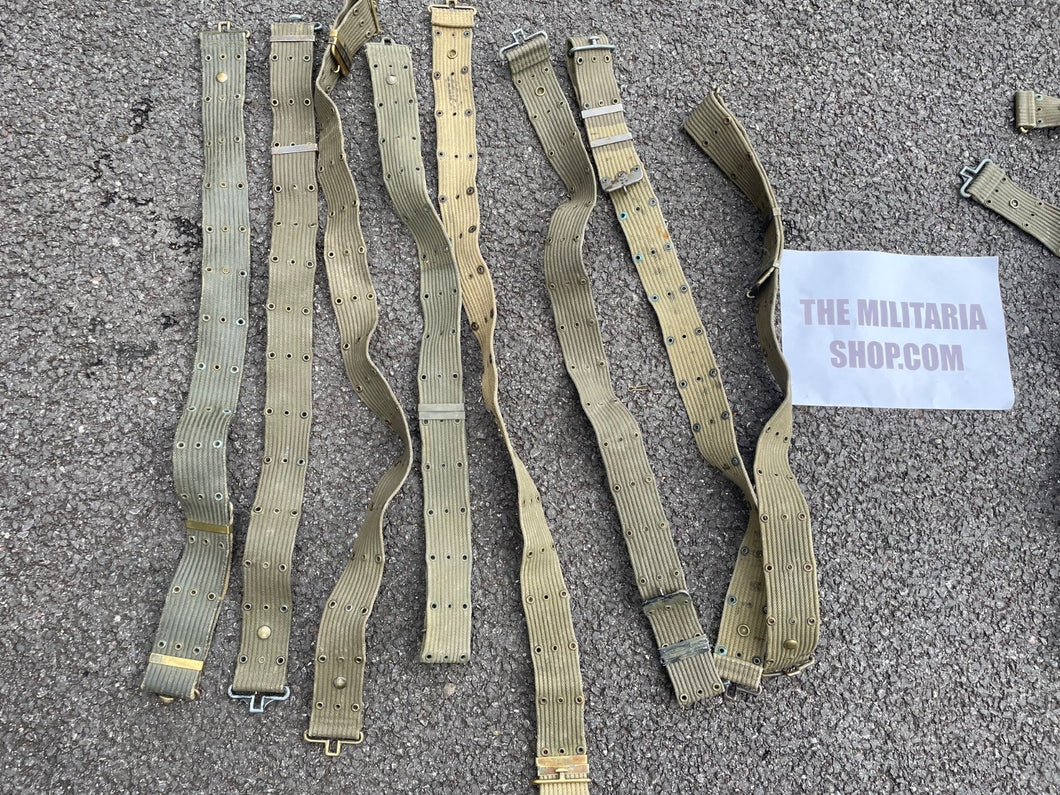 Original WW2 US Army Equipment Belt - The Militaria Shop