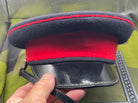 Genuine British Army Signals Peaked Dress Cap - Size 57cm - The Militaria Shop