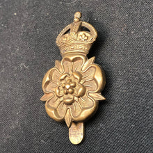 Load image into Gallery viewer, Original WW2 British Army Cap Badge - Queen&#39;s Own Yorkshire Dragoons - The Militaria Shop
