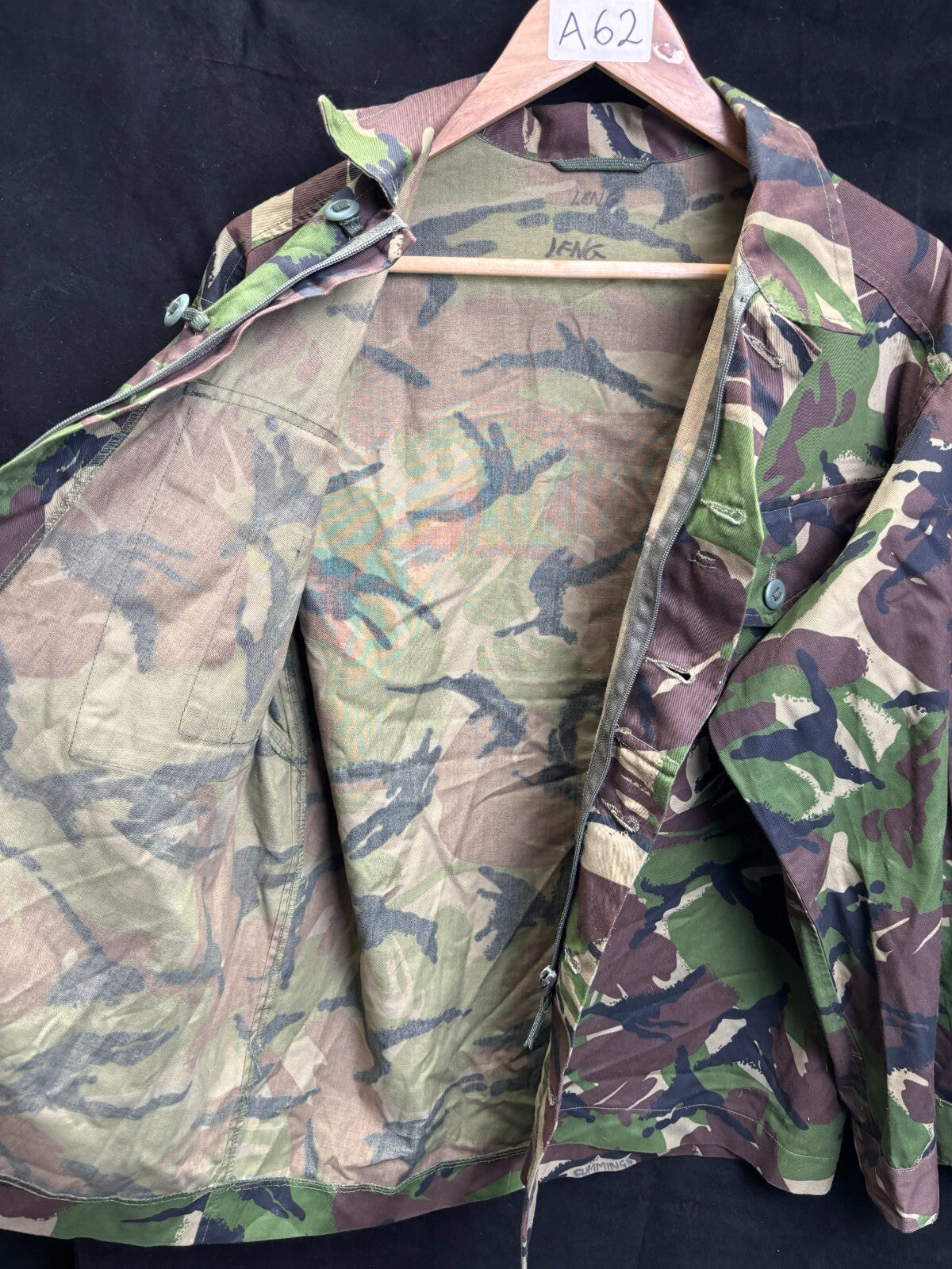 Surplus British Army DPM Camouflaged Jacket Combat Lightweight-170/104 - The Militaria Shop