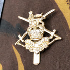 Genuine British Army Staybrite Cap Badge - Junior Leaders Regiment - The Militaria Shop