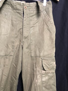 British Army OD Green Lightweight Combat Trousers - Size 28" Waist - The Militaria Shop