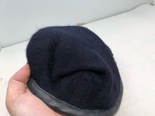 Load image into Gallery viewer, Genuine British Army Military Soldiers Beret Hat - Navy Blue - Size 59cm
