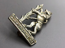 Load image into Gallery viewer, Original WW1 British Army Warwickshire Imperial Yeomanry Cap Badge
