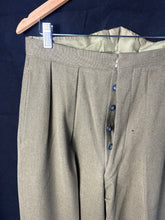 Load image into Gallery viewer, Original WW2 British Army Officers Service Dress Trousers - 32&quot; Waist
