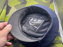Load image into Gallery viewer, Vintage Army Musician&#39;s Peaked Cap with Badge &amp; Buttons - Size 51cm - The Militaria Shop
