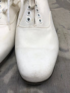 Genuine British Army Women's White Summer Shoes - WW2 Pattern - Size UK 6 M - The Militaria Shop