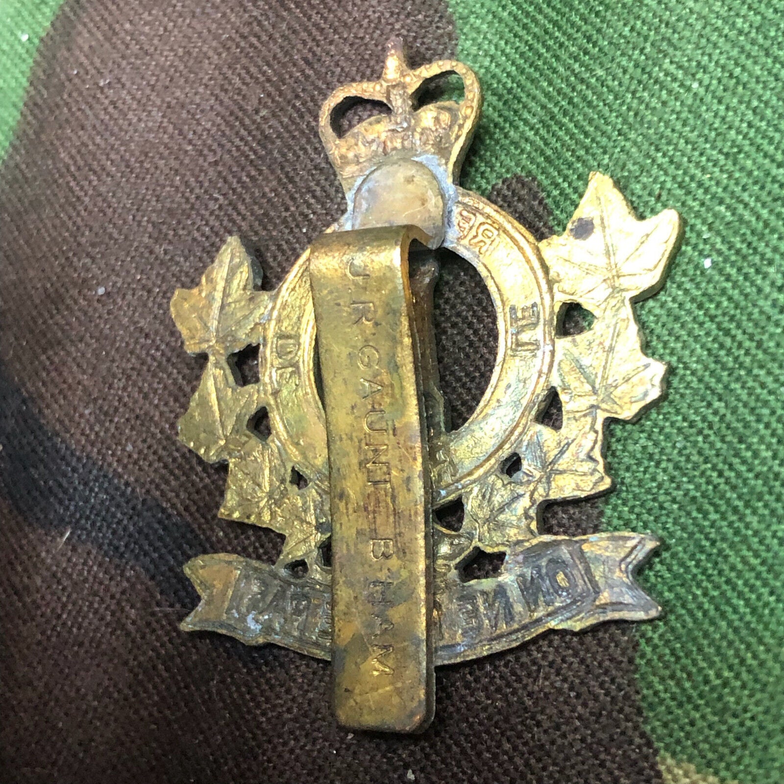 Original Canadian Army Le Régiment de Hull Beret / Cap Badge - The Militaria Shop