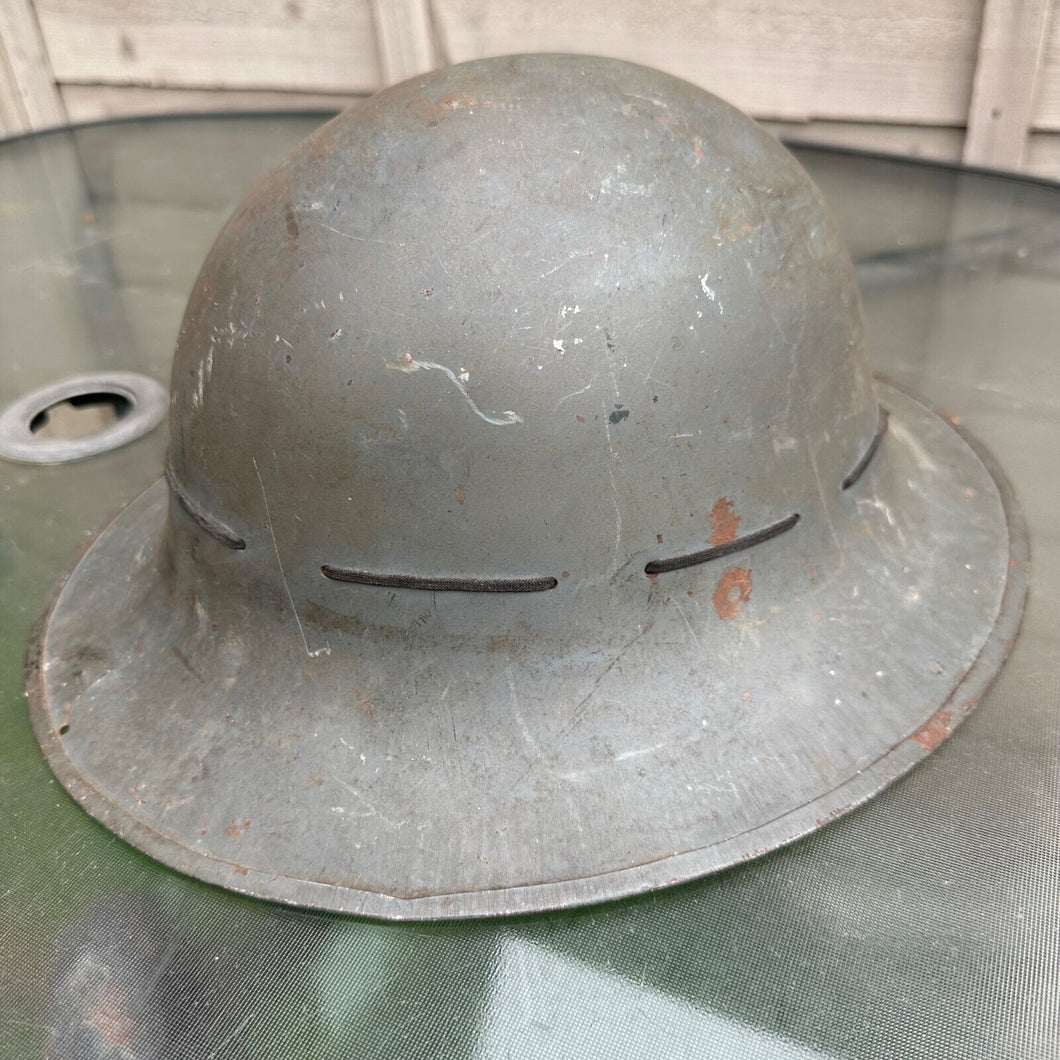 Original WW2 British Home Front Civillian Zuckerman Helmet & Liner - 1941 Dated