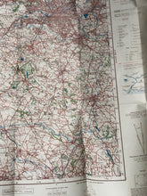 Load image into Gallery viewer, Original WW2 German Army Map of UK - Manchester / Liverpool / North West England
