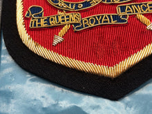 Load image into Gallery viewer, British Army Bullion Embroidered Blazer Badge - The Queen&#39;s Royal Lancers
