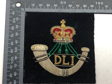 Load image into Gallery viewer, British Army Bullion Embroidered Blazer Badge - Durham Light Infantry
