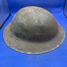 Load image into Gallery viewer, Original British Army Mk2 Combat Helmet - Untouched WW2 Example
